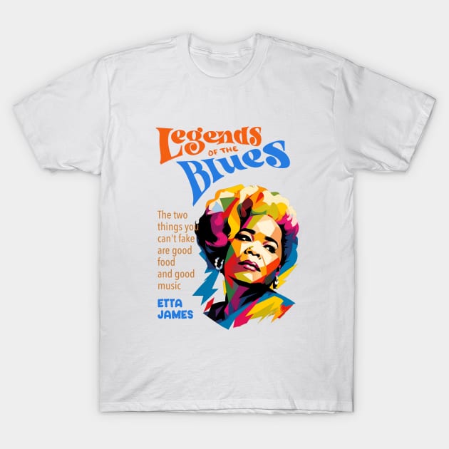 Etta James wpap T-Shirt by BAJAJU